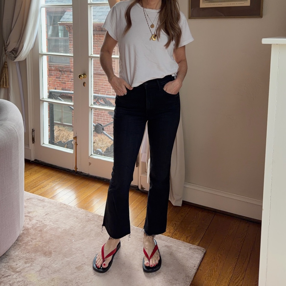 MOTHER Black Skinny Jeans - 26